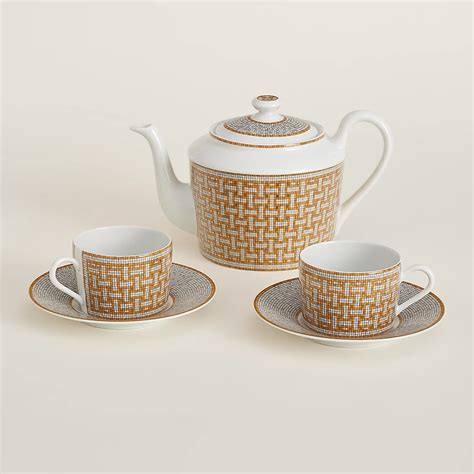 hermes tea set